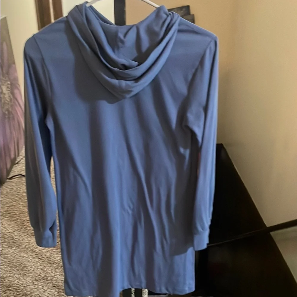 GAP Blue 'Be Kind' Casual Long Sleeve Sweater Dress